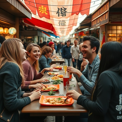 Friends, Food, and Laughter: A Night Out Under the Stars