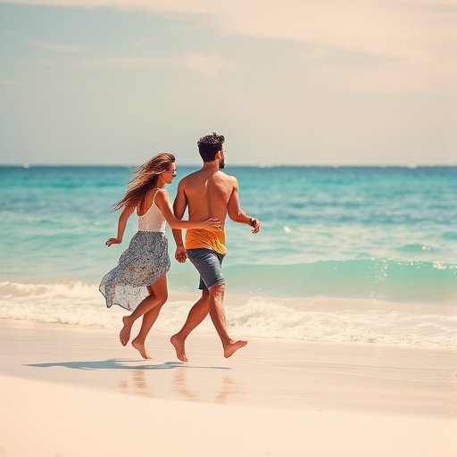 Love Story on the Beach: A Moment of Freedom and Mystery