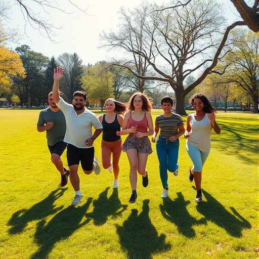 Sun-Kissed Smiles and Laughter: Friends Enjoy a Carefree Day in the Park