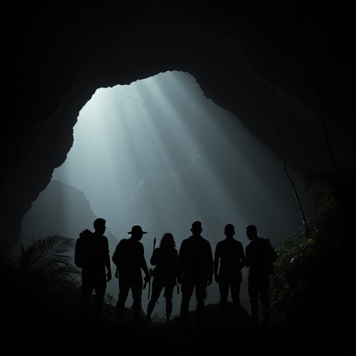 Silhouettes of Hope: A Mysterious Journey Through the Cave