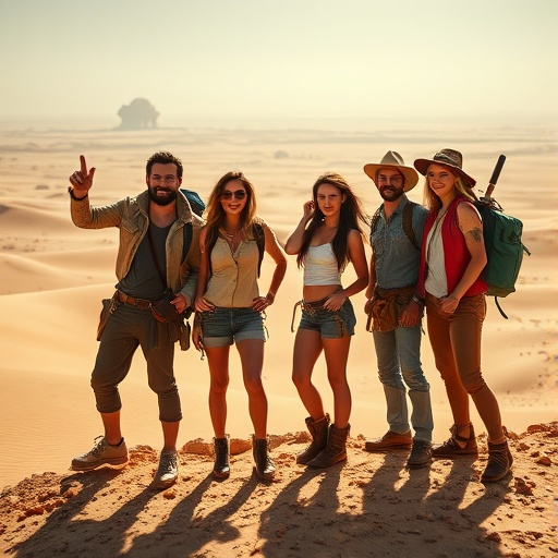 Desert Adventure Awaits: Friends Embark on a Journey of Exploration