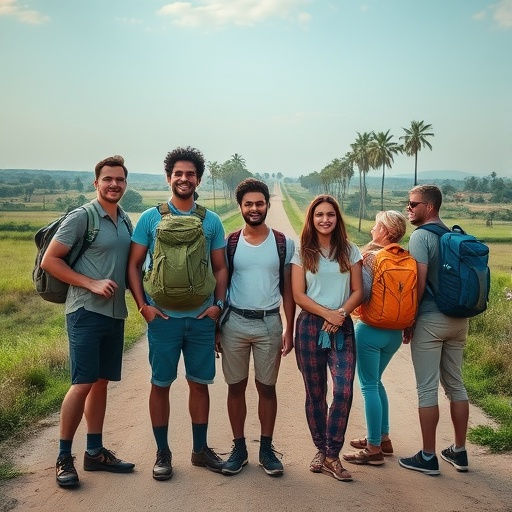 Adventure Awaits: Friends Embark on a Journey Through Nature