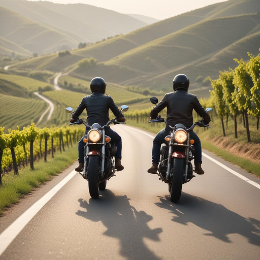 Golden Hour Ride Through the Vines