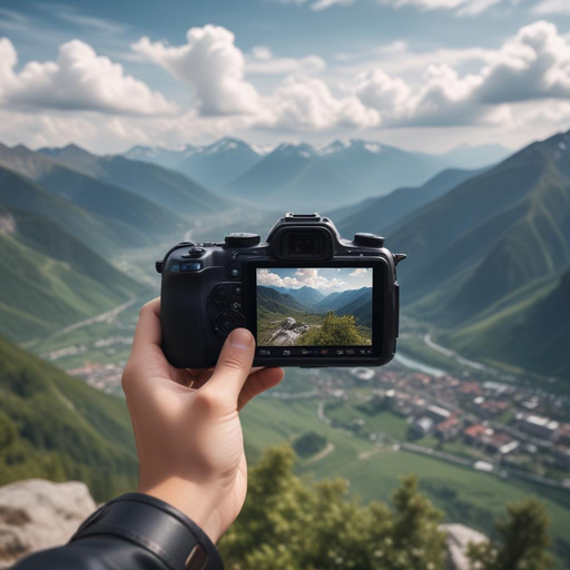 Capturing the Majesty: A Moment of Tranquility in the Mountains