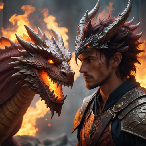 Man Faces Fire-Breathing Dragon in Epic Showdown