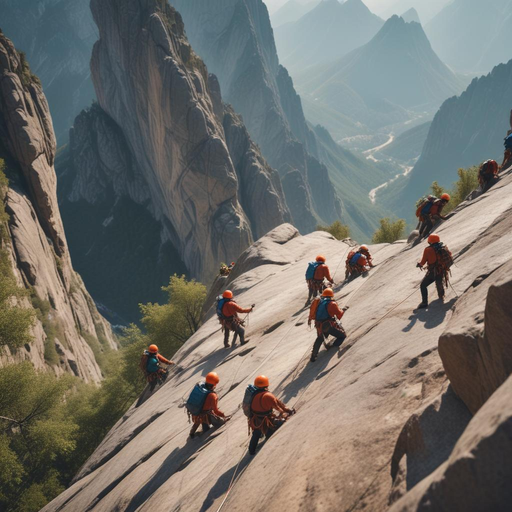 Conquering the Peak: Climbers Embrace the Epic Challenge