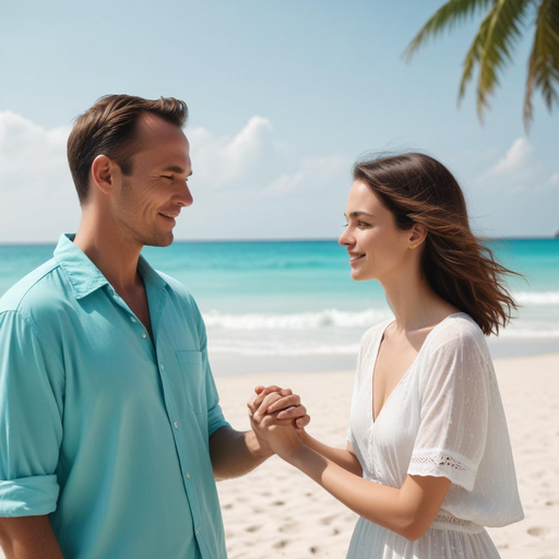 Love Story on a Tropical Beach