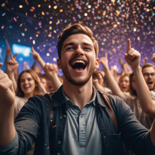 Caught in the Confetti: A Moment of Pure Joy at the Concert