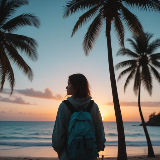 Sunset Serenity on the Beach