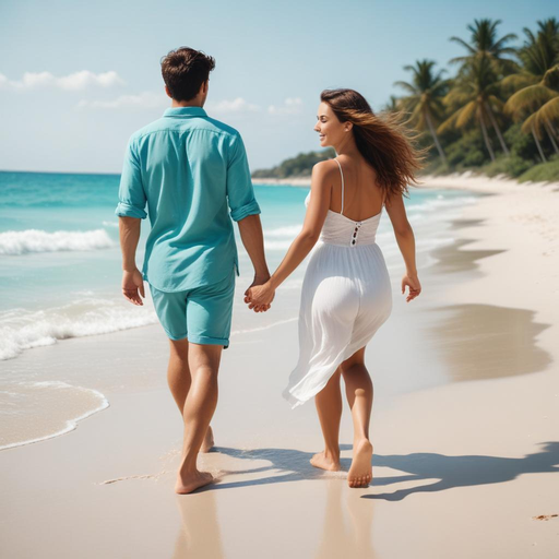 A Love Story Unfolds on a Sun-Kissed Beach