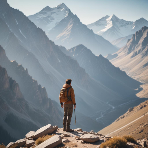 A Moment of Solitude on the Mountaintop