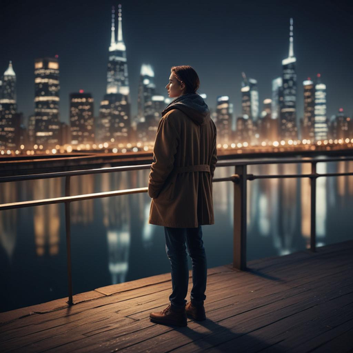 Solitude in the City Lights