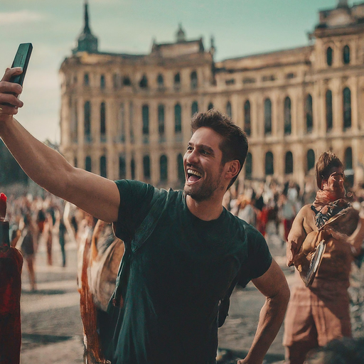 Capturing the Moment: A Selfie with a City View