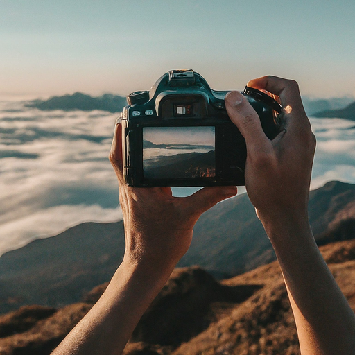 Capturing the Majesty: A Moment of Solitude in the Golden Hour