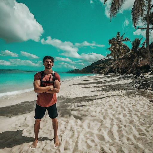 Tranquility on a Tropical Beach