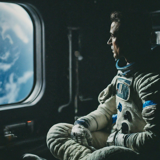 A Moment of Solitude in the Vastness of Space