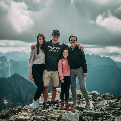 Conquering the Peak: A Family’s Joyful Adventure