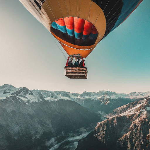 Soaring Above the Peaks: A Hot Air Balloon Adventure