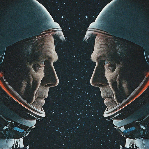 Lost in the Cosmic Dance: Two Astronauts Face the Void