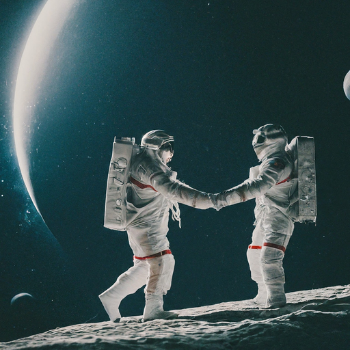 Two Astronauts, One Handful of Hope on a Distant World