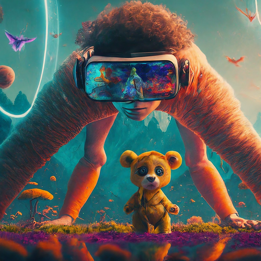 Lost in the Digital Dream: A VR User and Their Teddy Bear