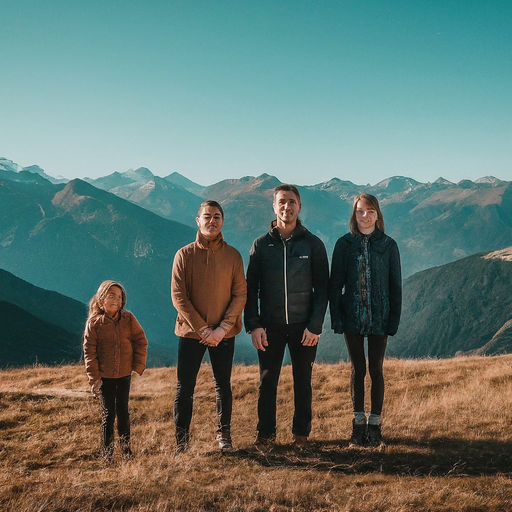 Family Adventure in the Majestic Mountains