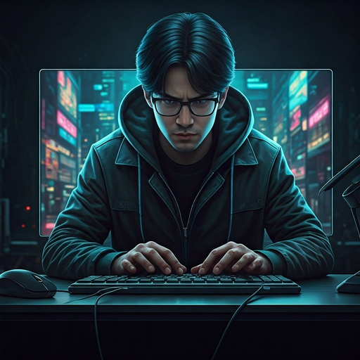 Cyberpunk City: A Hacker’s Focus