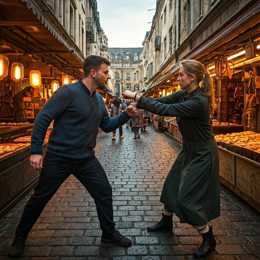 A Tense Standoff in the Heart of the Market