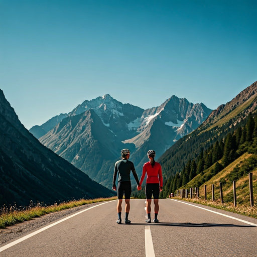 Adventure Awaits: A Couple Embraces the Majestic Mountains