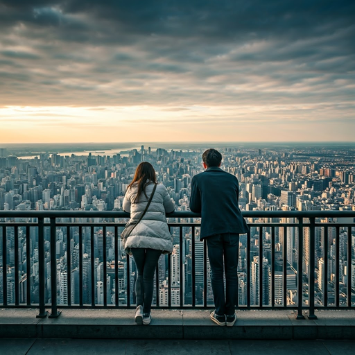 City Lights, City Dreams: A Rooftop Romance