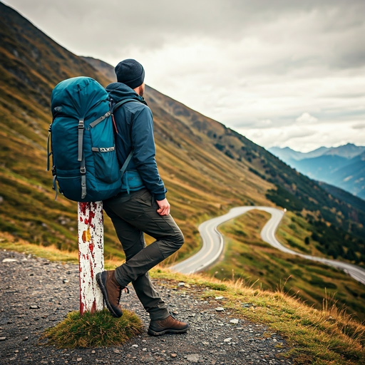 Contemplating the Path Ahead: A Hiker’s Moment of Serenity