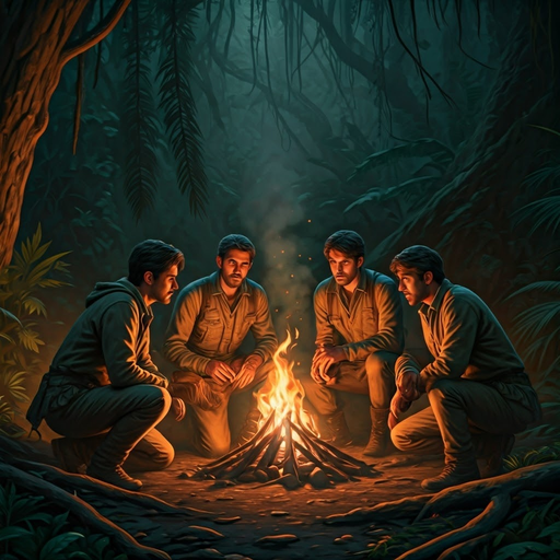 Secrets in the Shadows: A Campfire Mystery