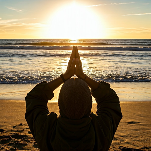 Silhouetted Serenity: Finding Peace in the Sunset