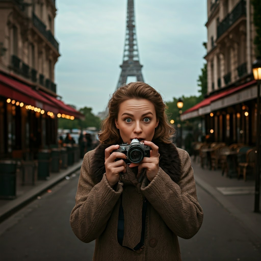 Capturing Parisian Magic: A Moment of Surprise