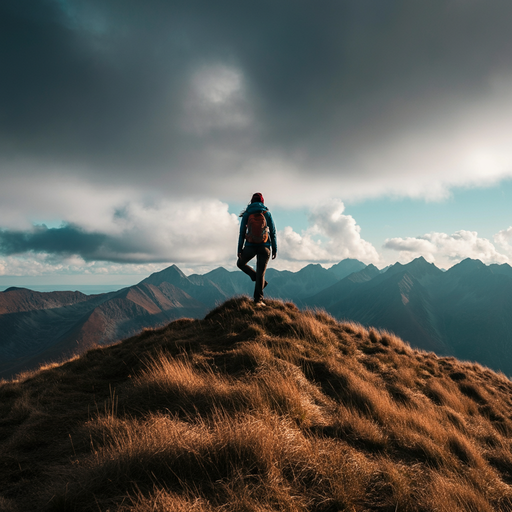 A Moment of Solitude on the Mountaintop