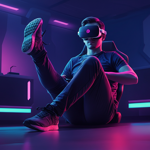 Immersed in the Future: A Gamer’s Neon Oasis