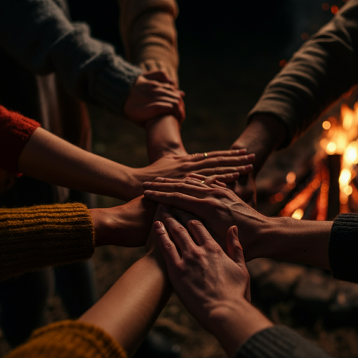 The Warmth of Unity: A Circle of Hope