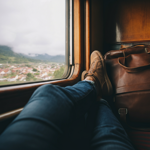 Finding Peace in Motion: A Moment of Tranquility on the Train