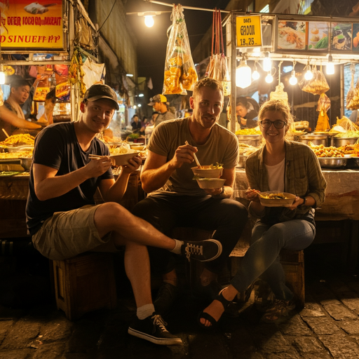 Street Food Feast: A Moment of Casual Delight