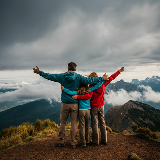 A Family’s Moment of Hope Amidst Gathering Storm