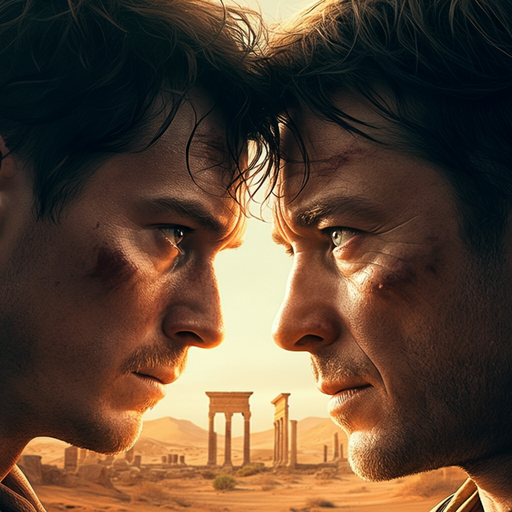 Two Men Face Off in the Desert’s Embrace