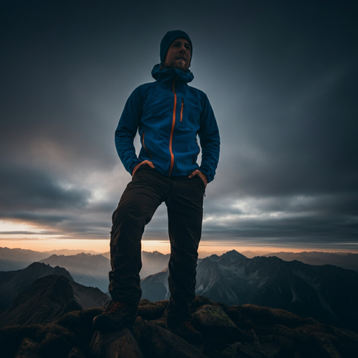 Conquering the Summit: A Hiker’s Moment of Solitude