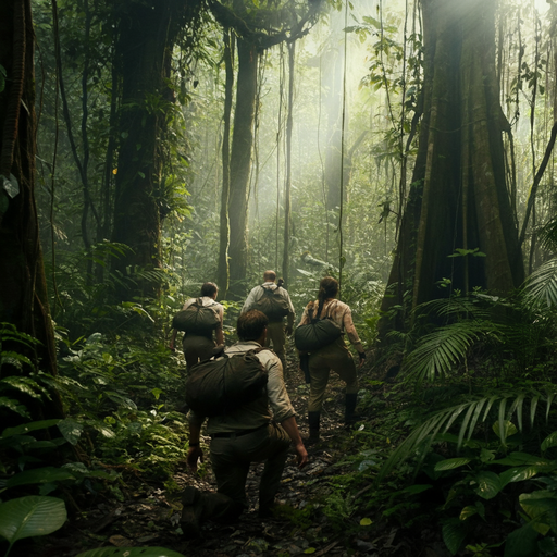 Into the Unknown: Explorers Venture Deep into the Jungle