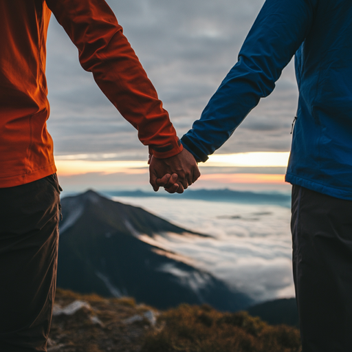 Sunrise Romance on the Mountaintop