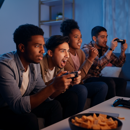 The Joy of Victory: Friends United in Gaming