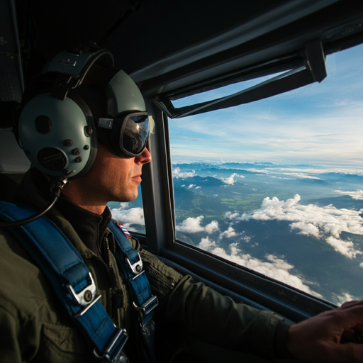 Contemplating the Clouds: A Pilot’s Serene Journey