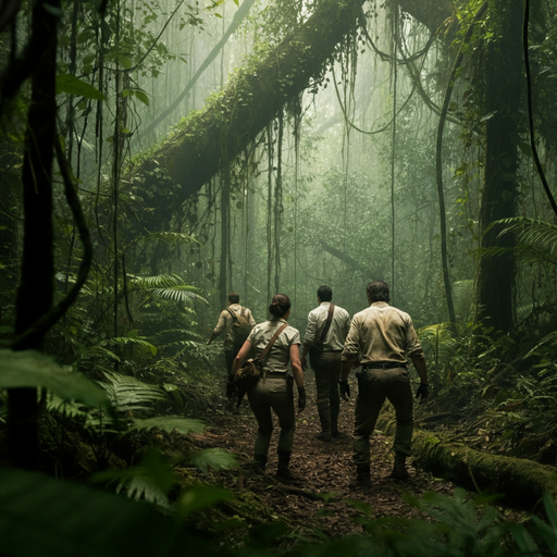 Lost in the Mist: Explorers Brave the Jungle’s Secrets