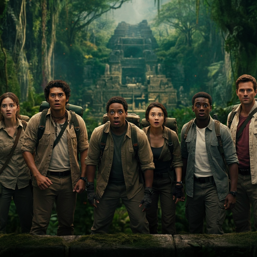 Explorers Face the Unknown in the Jungle