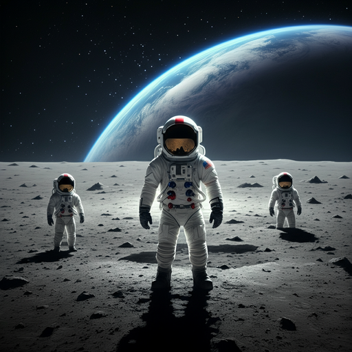 Awe-Inspiring Solitude: Astronauts on the Moon