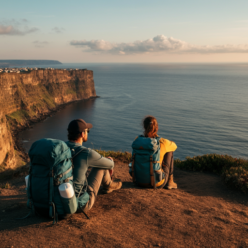 Golden Hour Romance on the Cliffside